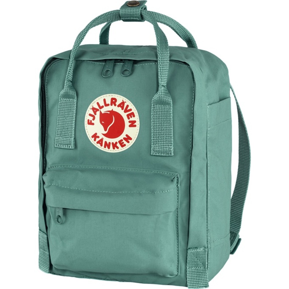 Fjallraven Kanken mini backpack teal color